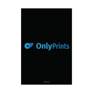 OnlyPrints Logo Art Print | Black