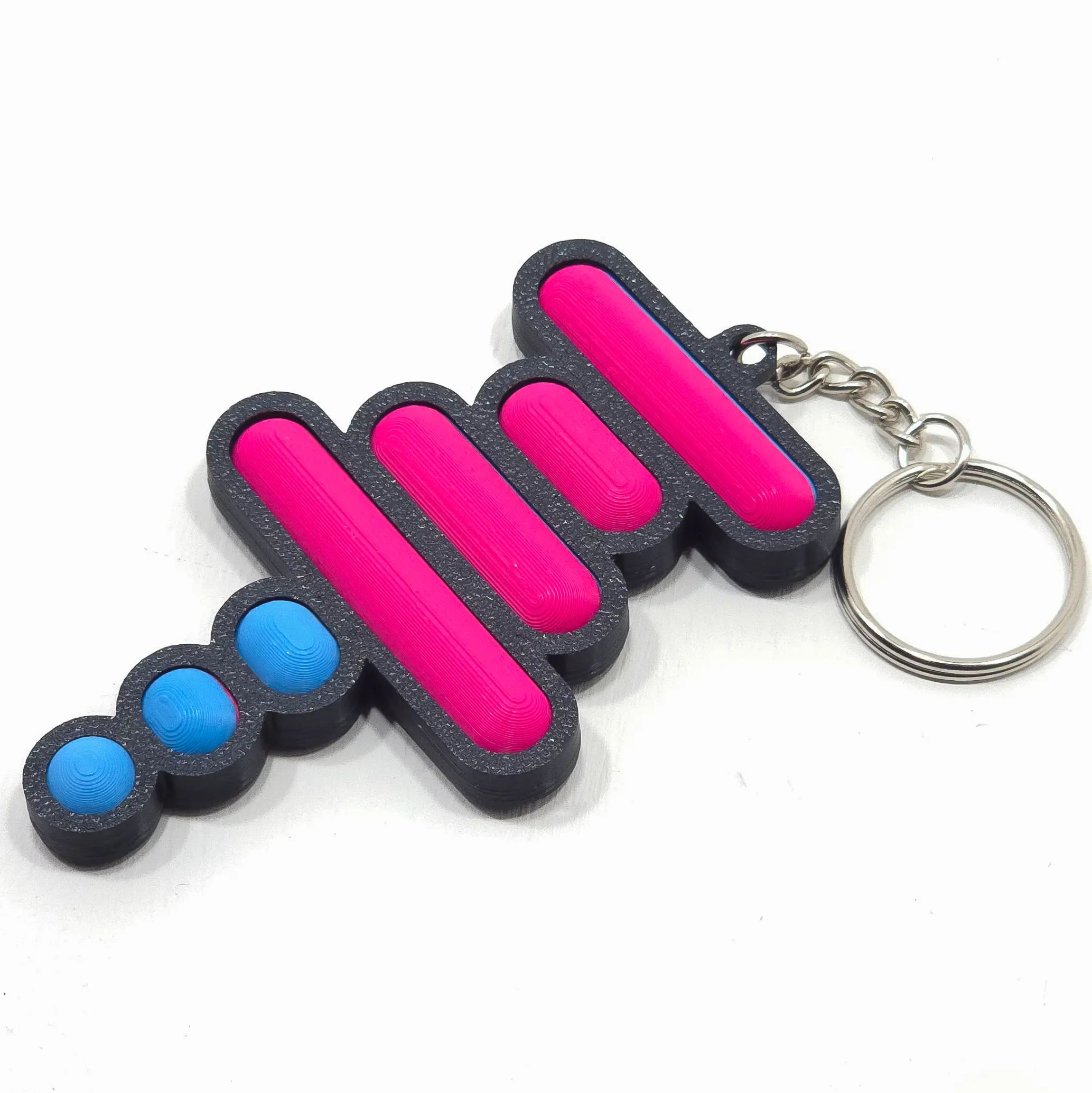 Tacky Push-Pin Tactile Roller Fidget Keychain Tacky Push-Pin Tactile Roller Fidget Keychain