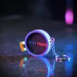 Spinner "Press & Spin" Fidget Keychain | Tacky Prints