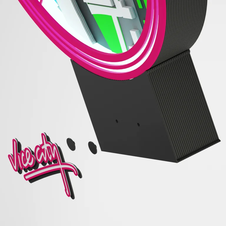 6 - Display Stand and Logo Diagram