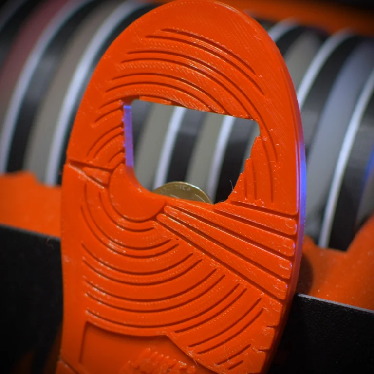 AJ1 Retro Sneaker Box Bottle Opener Close Up