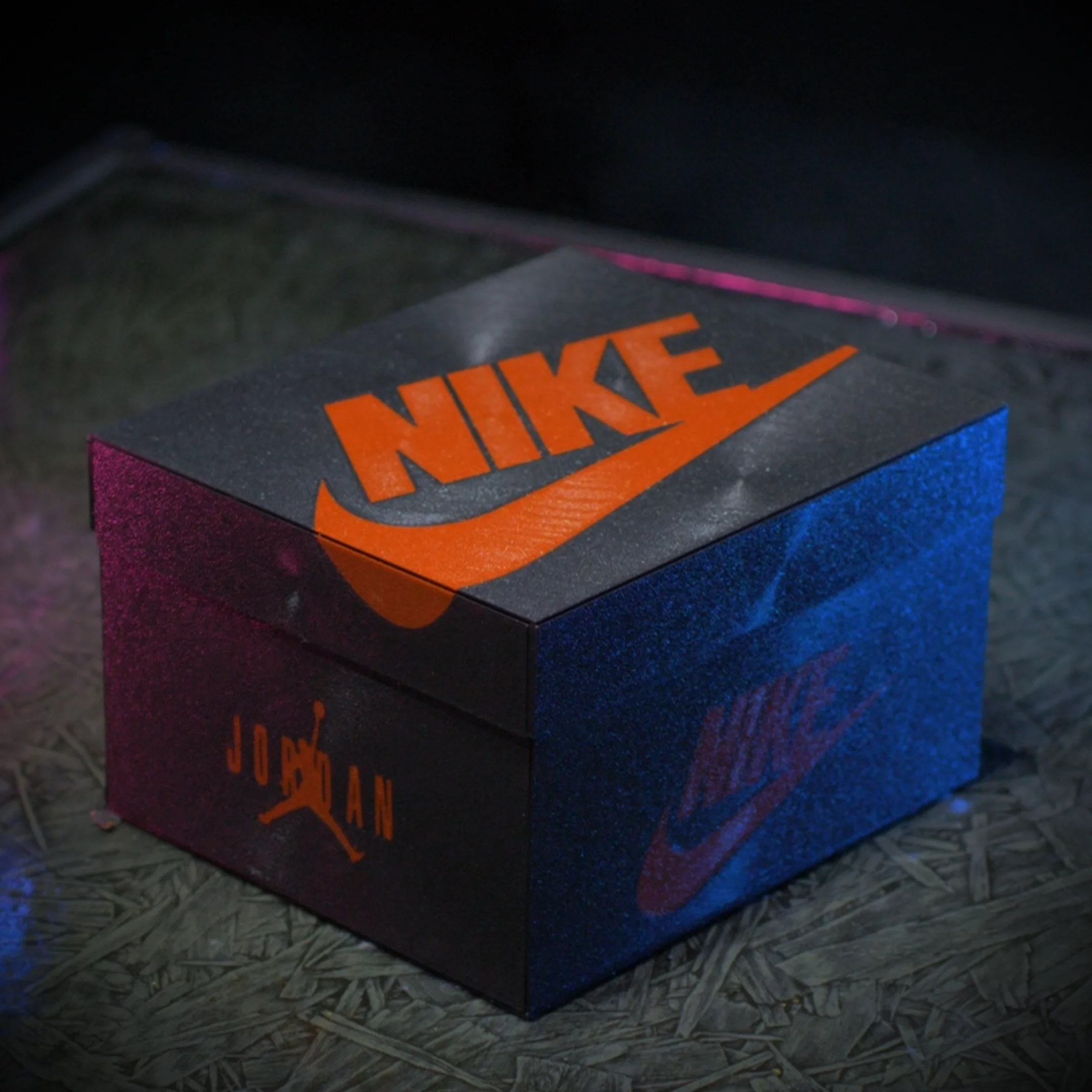 AJ1 Retro Sneaker Box Coaster Set Closed
