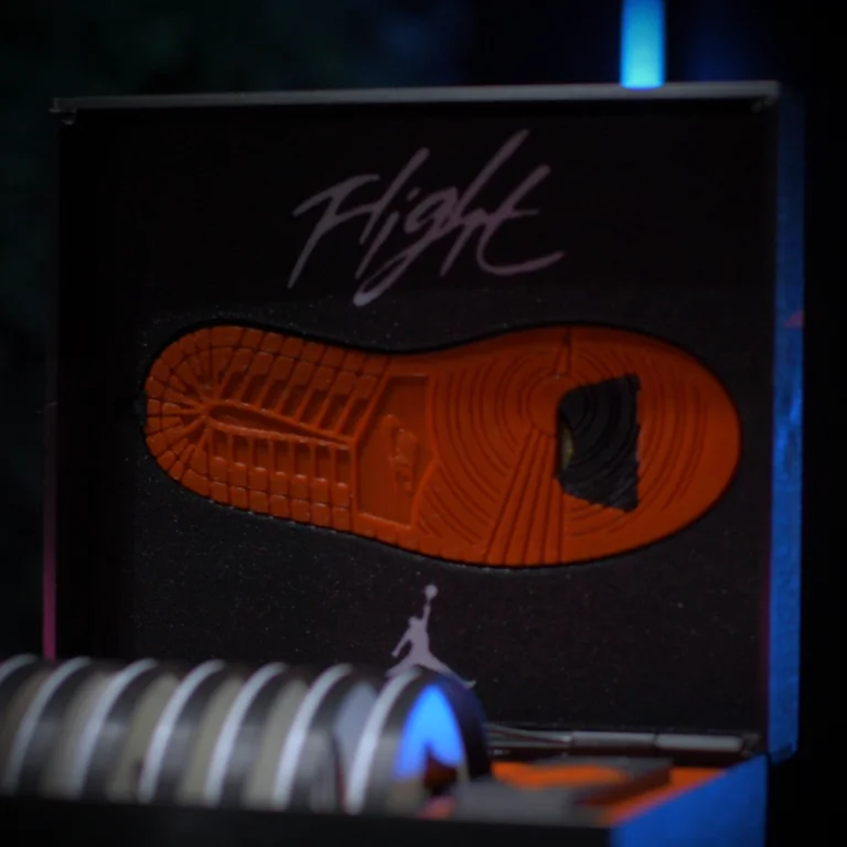 AJ1 Retro Sneaker Box Coaster Set Opened 2