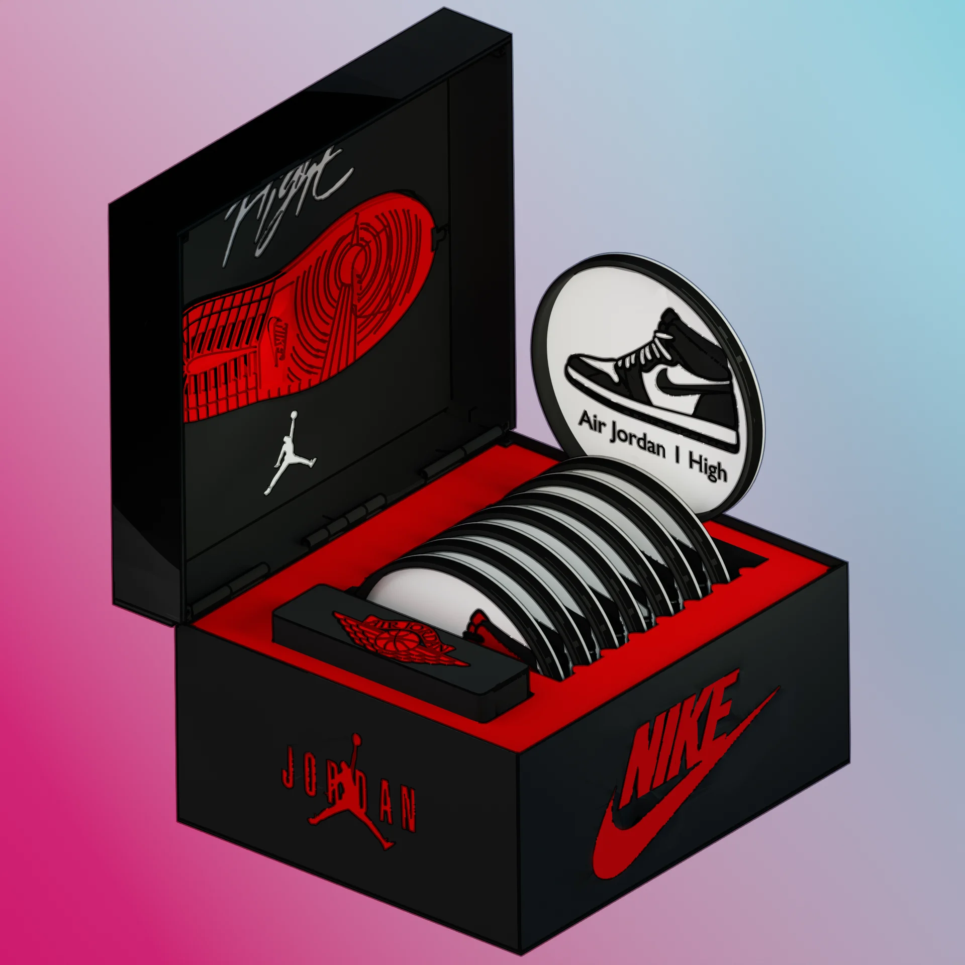 Air Jordan 1 Coaster Set Featured Image 2