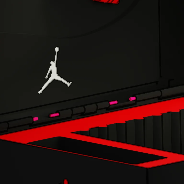Air Jordan 1 Lid and Base Connection