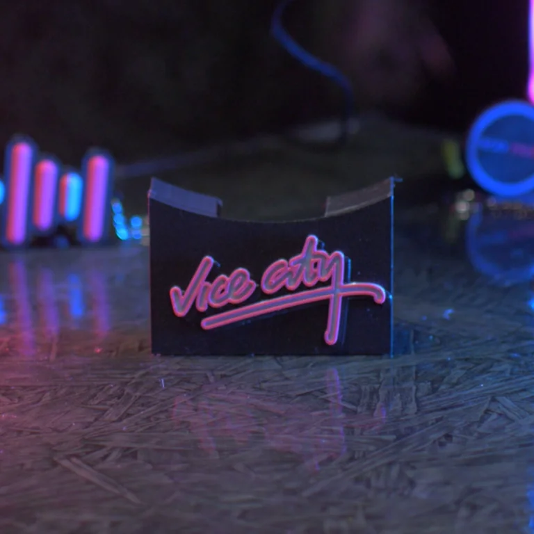 GTA Vice City LED Clock Stand