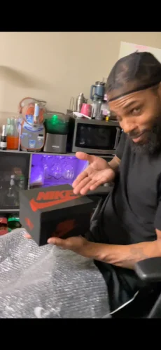 Air Jordan 1 Shoebox Coaster Set photo review