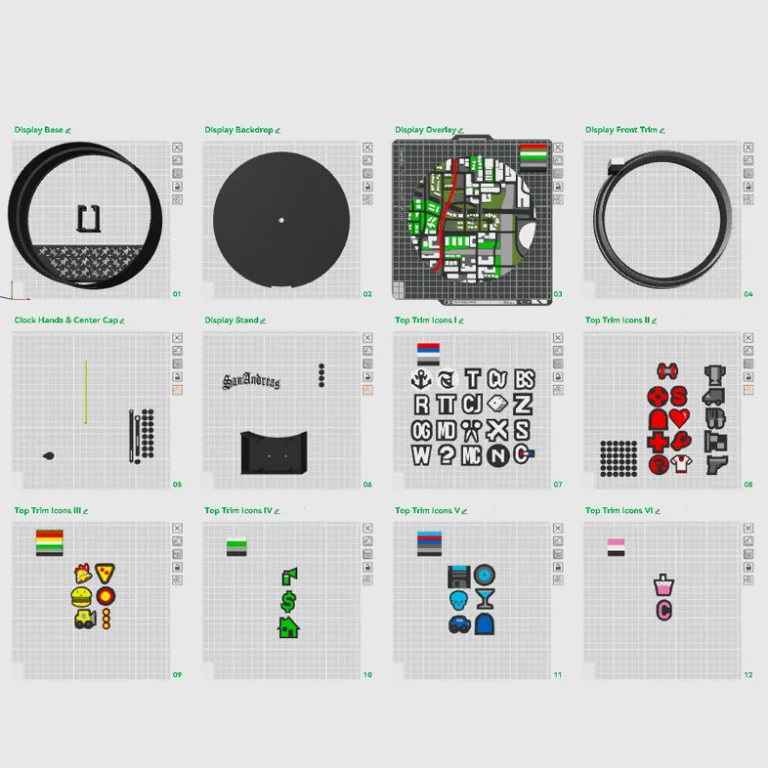 0 - GTA San Andreas Radar Clock Overview