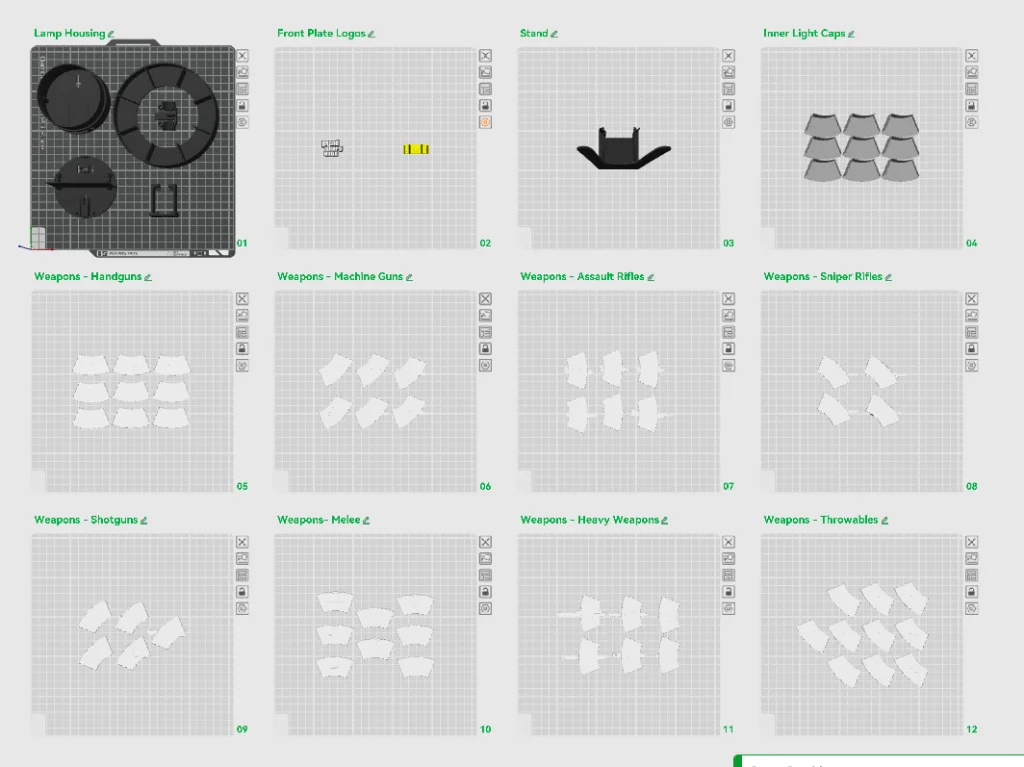 0 - GTA Weapons Wheel Lamp Overview