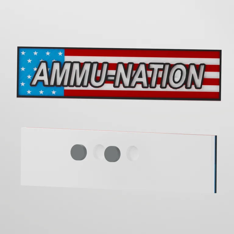6 - Ammunation Logo Plate Diagram