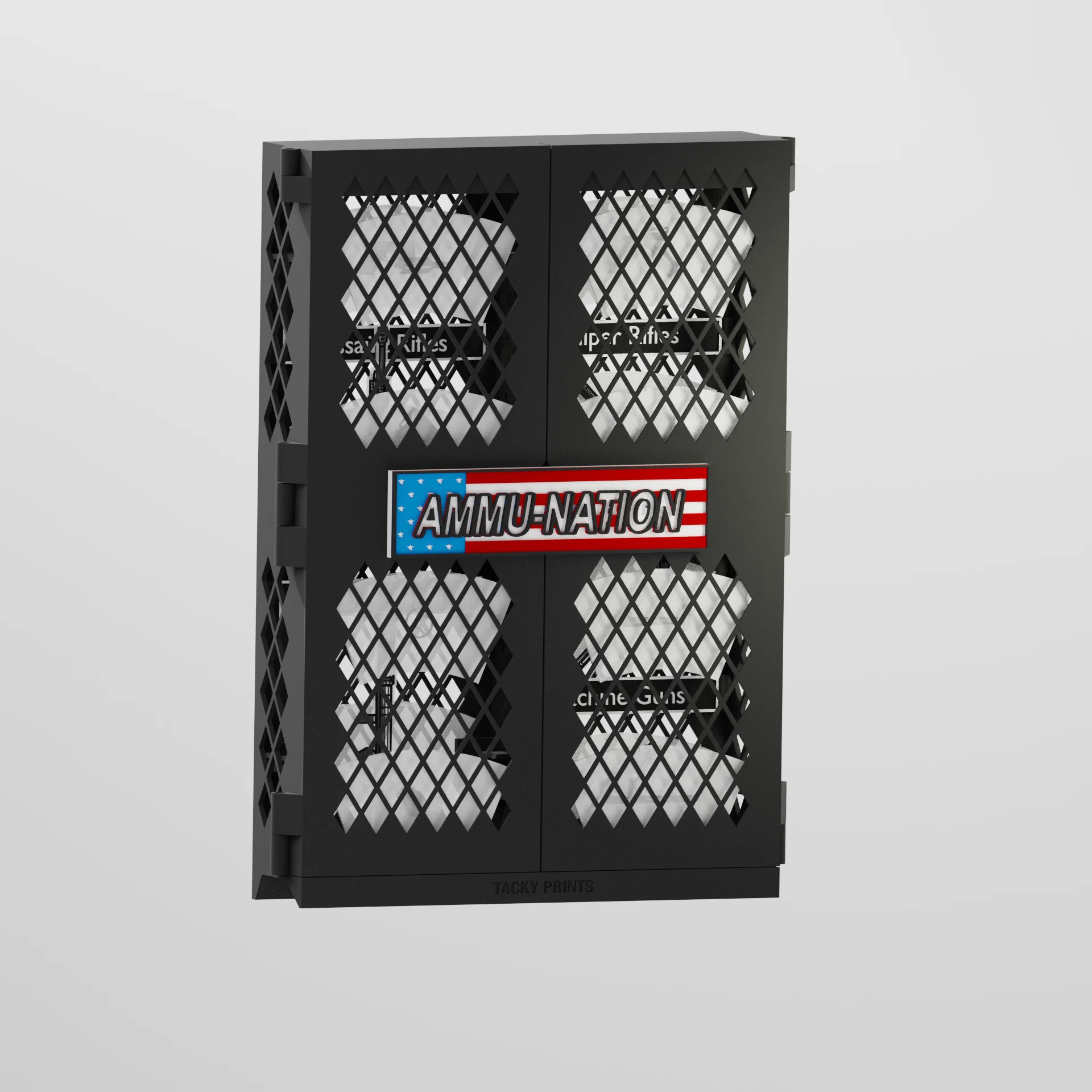 7 - Weapons Locker Assembled Diagram