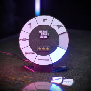 3D Print Files for GTA Weapon Wheel Lamp | HUD Light STL