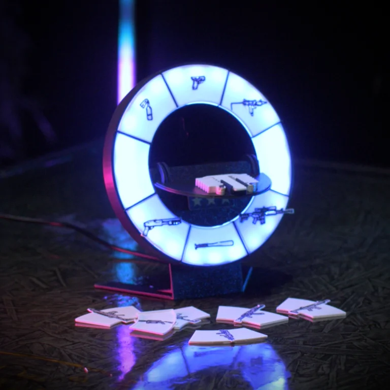 3D Print Files for GTA Weapon Wheel Lamp | HUD Light STL